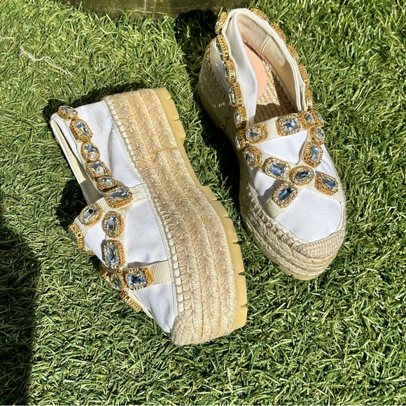 GUCCI Espadrilles WhitexIvory EU35 1/2(Approx. 21cm) 2200365879077 - Picture 6 of 11